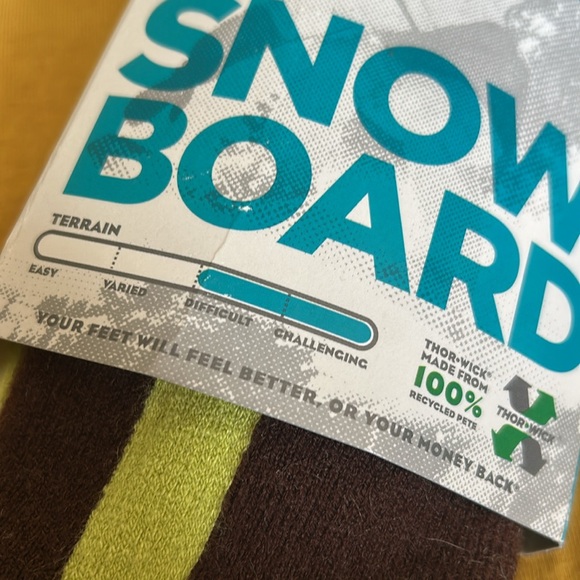 Thorlos Thin Cushion Performance Fit Snow Board Socks medium M 8.5-10 W 9.5-11.5 - Picture 9 of 9